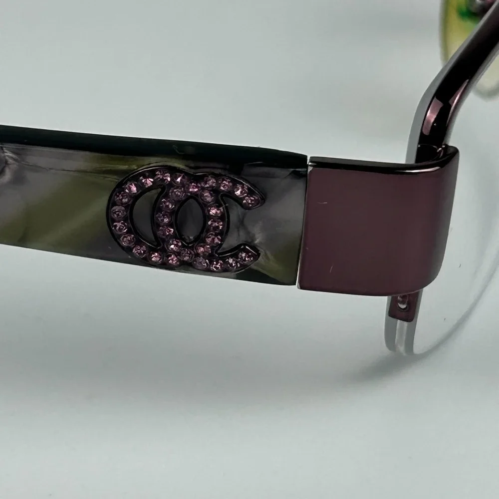 Oleg Cassini OC0326 Women Eyeglasses Semi-Rimless Frame Acetate‎ 53-18-135mm